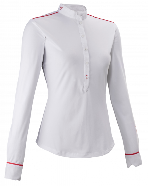 Aerial Langarmshirt weiss