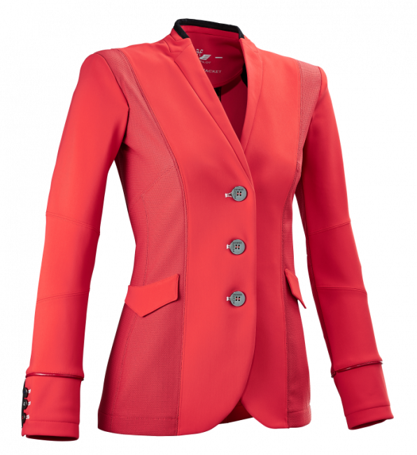 Aerotech Turnierjacket Damen rot vorne